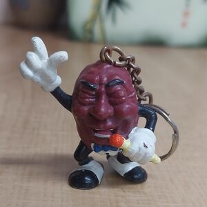 Quirky Character Keychain with Microphone